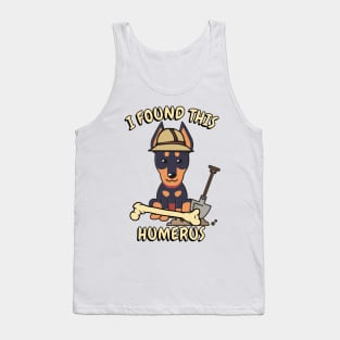 Funny alsatian is an archaeologist Tank Top